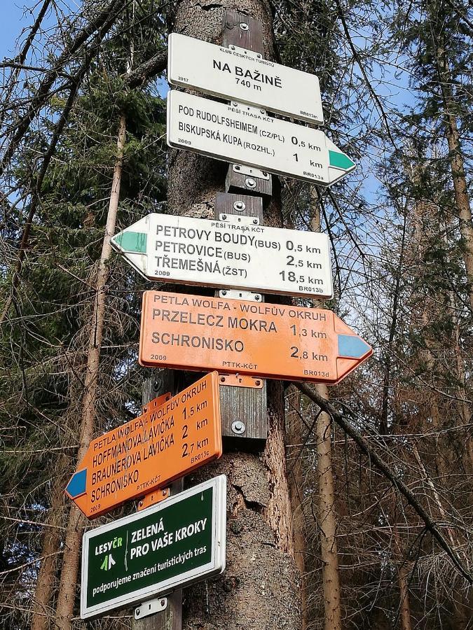 Penzion Edelstejn Petrovice  Zewnętrze zdjęcie